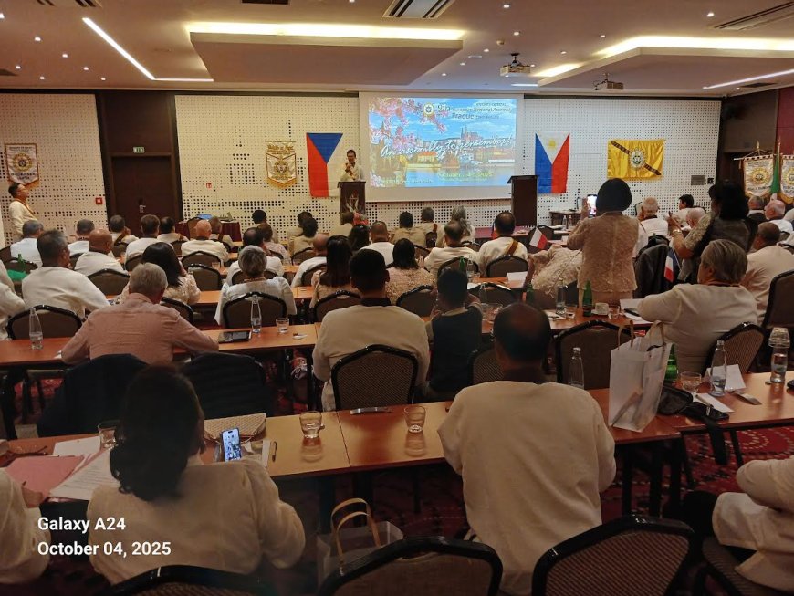 Supreme Commander of the Knights Of Rizal Inspired European Leaders In Prague