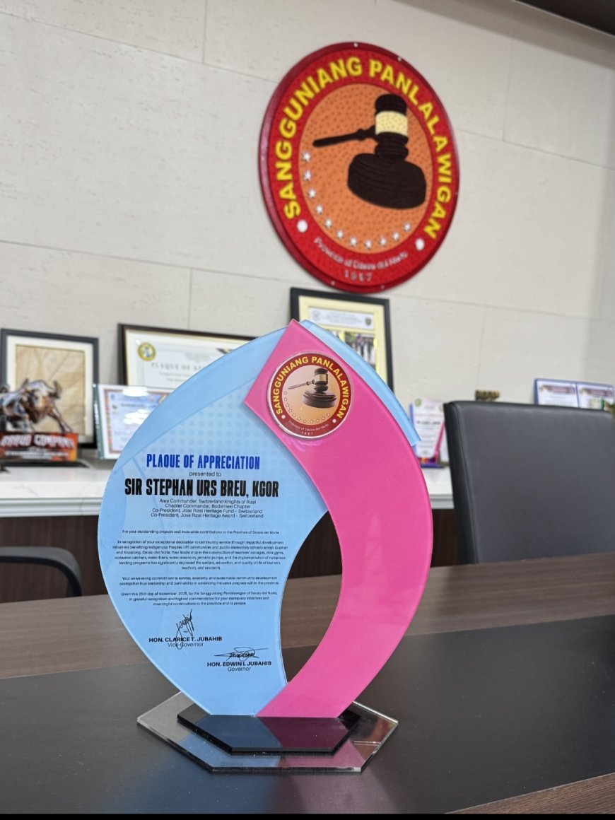 Swiss Philantropist hailed in the Philippines